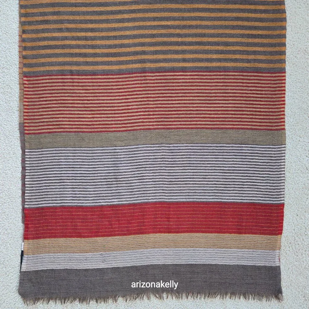 Opal Merino Striped Scarf Australia Fair-Trade Sustainable